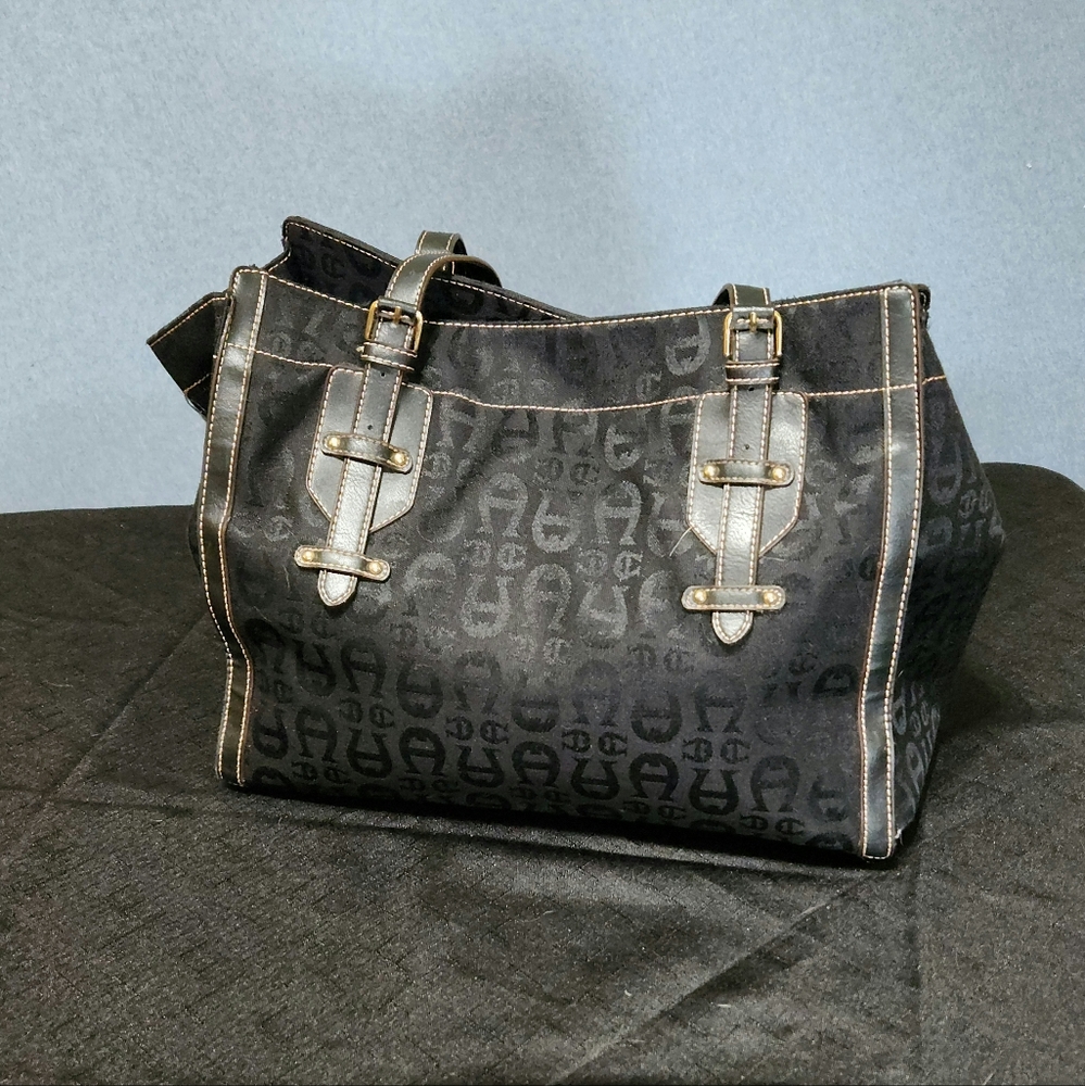 Etienne Aigner black tote